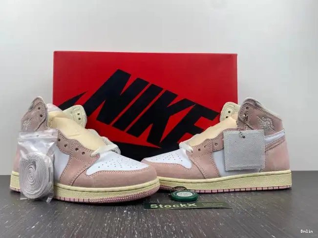 Bmlin Shoes (Women's) OG High Retro Washed Pink Jordan Air FD2596-600 1 0610